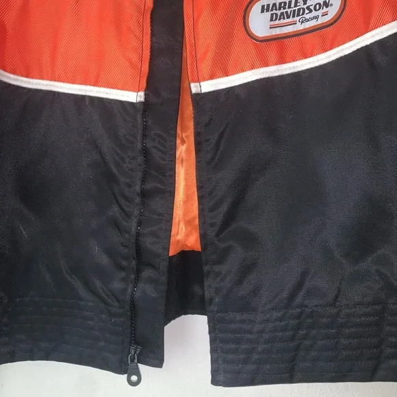Size Large - Women’s Vintage Harley Davidson Motorcycle Racing Jacket - Picture 7 of 9